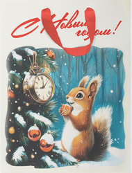 Изображение товара Пакет подарочный CITY HOME TRADE Ретро премиум 31,5х25,5х11см