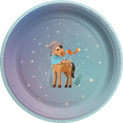 Изображение товара Тарелка бумажная CITY HOME TRADE Символ года 23см, 6шт