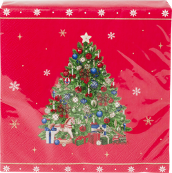 Изображение товара Салфетки бумажные CITY HOME TRADE New Years Joy 33x33x2см, 12шт