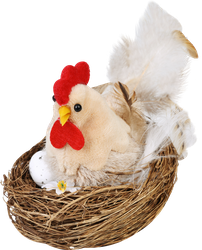 Изображение товара Сувенир HOMECLUB Курочка в гнезде, 10см, Арт. NCE-3