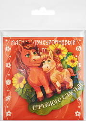 Изображение товара Магнит двухуровневый Символ 2026г, в ассортименте, 26г