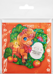 Изображение товара Магнит с предсказанием Символ 2026г в ассортименте, 20г