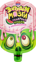 Изображение товара Сахарная пудра КАНДИ КЛАБ Запудри мозги с соломинкой, 12г