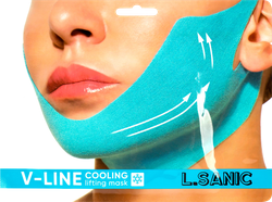 Изображение товара Маска для лица L.SANIC V-line бандаж для коррекции овала лица с охлаждающим эффектом, 20г