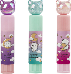 Изображение товара Клей-карандаш MESHU Crystal Kitten с топпером, ПВП, в ассортименте, 8г