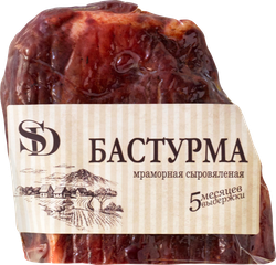 Изображение товара Бастурма сыровяленая SD Мраморная из свинины, весовая