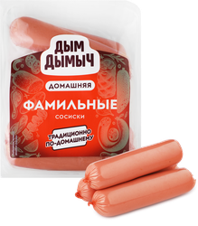 Изображение товара Сосиски ДЫМ ДЫМЫЧ Фамильные, категория В, 300г