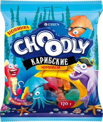Изображение товара Мармелад жевательный ESSEN Choоdly Карибские чумиксы, 170г