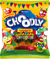 Изображение товара Мармелад жевательный ESSEN Choоdly Забавные ползунчики, 70г