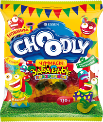 Изображение товара Мармелад жевательный ESSEN Choоdly Забавные ползунчики, 170г