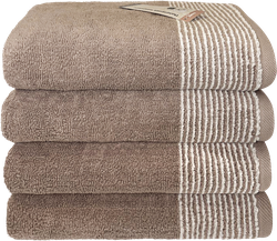 Изображение товара Полотенце махровое HOMECLUB Дюна 50x80см, бежевое, Арт. НСД5080беж