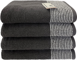 Изображение товара Полотенце махровое HOMECLUB Дюна 50x80см, серое, Арт. НСД5080сер