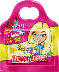 Изображение товара Драже сахарное КАНДИ КЛАБ Lova-Lova, с браслетом и татуировкой, 3г