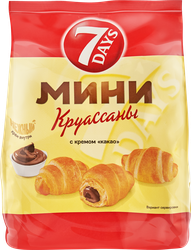 Изображение товара Мини-круассаны 7DAYS с кремом какао, 123г