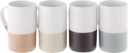 Изображение товара Набор кружек UNIFICO 4 цвета, керамика, 410мл, 4шт