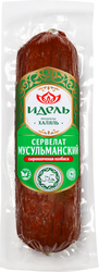 Изображение товара Колбаса сырокопченая ИДЕЛЬ Сервелат Мусульманский, 300г