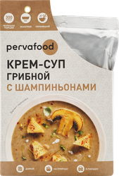 Изображение товара Крем-суп PERVAFOOD Грибной, с шампиньонами, 300г