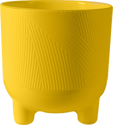Изображение товара Горшок для цветов ЛИВИНГРИН Фита 1.5л d=13см h=14см с вкладкой, цвет медовый, Арт. ФИ13-34