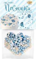 Изображение товара Посыпка кондитерская ПАРФЭ Декор Фарфор микс, фигурная, 47г