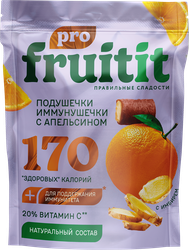 Изображение товара Снеки фруктовые КФ ПЕРМСКАЯ Fruit it pro Иммунушечки с апельсином, с маршмеллоу, 50г