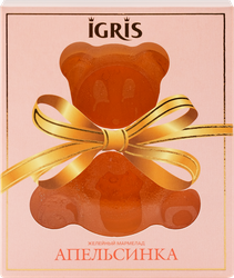 Изображение товара Мармелад желейный IGRIS Апельсинка 100 г натуральный цитрусовый сладкий