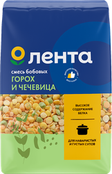 Изображение товара Смесь бобовых ЛЕНТА Для густых и наваристых супов, 500г