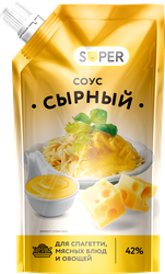Изображение товара Соус SUPER Сырный 42%, 233г
