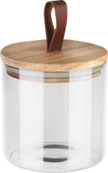 Изображение товара Банка для сыпучих продуктов LEONORD Albero Di Marmo, цветное стекло, с крышкой из мраморного дерева, 600мл, Арт. 108283