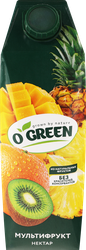 Изображение товара Нектар O'GREEN Мультифруктовый, 1л