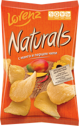 Изображение товара Чипсы картофельные LORENZ Naturals, c манго и перцем чили, 100г