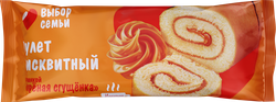 Изображение товара Рулет ВЫБОР СЕМЬИ с начинкой вареная сгущенка, 150г