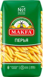 Макароны MAKFA Перья любительские высший сорт, 450г