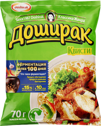 Лапша DOSHIRAK Квисти со вкусом курицы, 70г