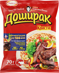 Лапша DOSHIRAK Квисти со вкусом говядины, 70г