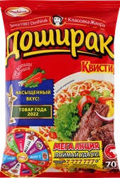 Лапша DOSHIRAK Квисти со вкусом говядины, 70г