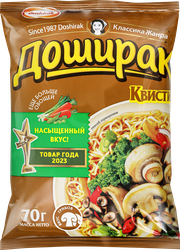 Лапша DOSHIRAK Квисти со вкусом грибов, 70г