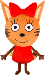 Изображение товара Игрушка-подушка МЯКИШИ Три Кота Карамелька, 44см