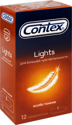 Презервативы CONTEX Lights, 12шт