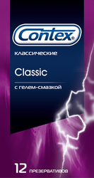 Презервативы CONTEX Classic, 12шт