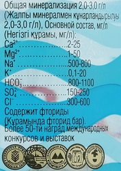 Вода минеральная КАРАЧИНСКАЯ природная лечебно-столовая газированная, 0.5л