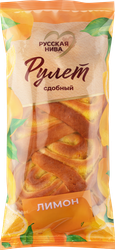 Изображение товара Рулет сдобный РУССКАЯ НИВА Лимон, 140г