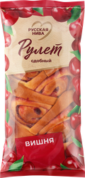 Изображение товара Рулет сдобный РУССКАЯ НИВА Вишня, 140г