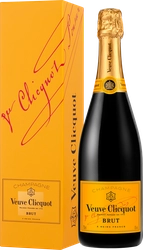 Вино игристое VEUVE CLICQUOT Понсардин выдержанное белое брют, 0.75л