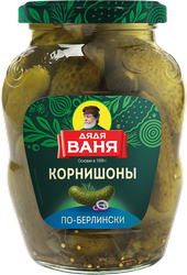 Изображение товара Корнишоны маринованные ДЯДЯ ВАНЯ По-берлински, 350г