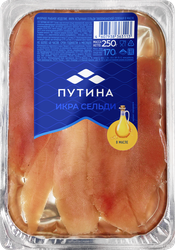 Изображение товара Икра сельди ПУТИНА ястычная в масле, 250г
