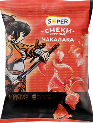 Изображение товара Снеки сырокопченые SUPER Чакалака, из курицы, 70г