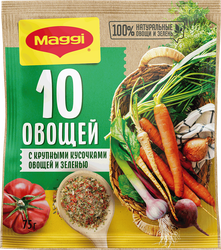 Изображение товара Приправа MAGGI Универсальная 10 овощей и зелень, 75г