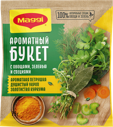 Изображение товара Приправа MAGGI Универсальная Ароматный букет, с овощами, зеленью и специями, 75г