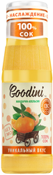 Изображение товара Сок ОЧАКОВО Goodini Мандарин, апельсин негазированный, 0.25л