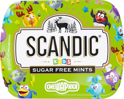 Изображение товара Конфеты SCANDIC со вкусом яблока, без сахара, 14г